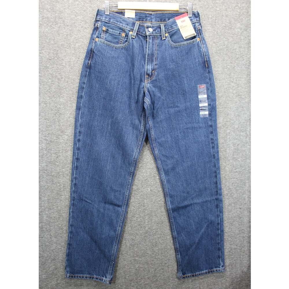Levi's 550 Relaxed Fit Jeans Mens 31x32 Dark Wash Blue NEW